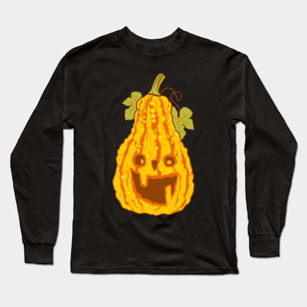 Halloween Pumpkin Long Sleeve T-Shirt by lents